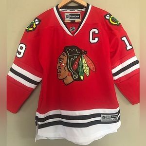REEBOK NHL Chicago Blackhawks Toews #19 Jersey
